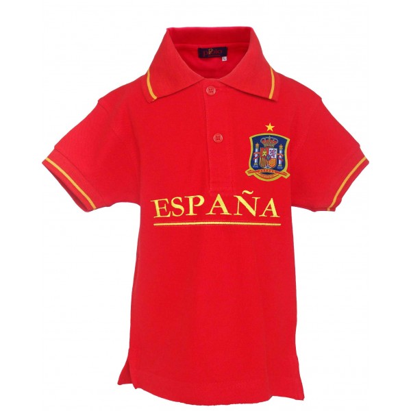 Polo Selección Española rojo niño